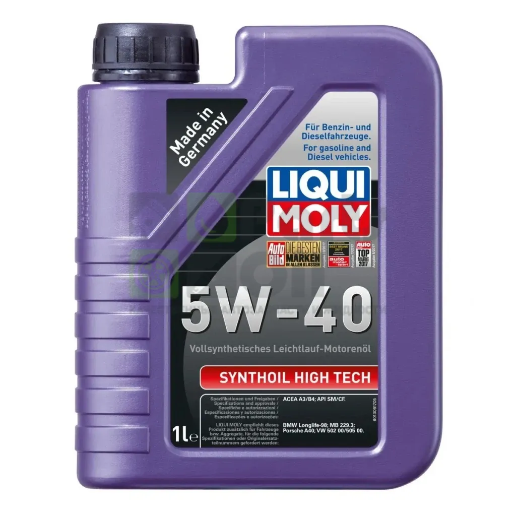 Моторное масло Liqui Moly Synthoil High Tech 5W-40 синтетическое 1 л
